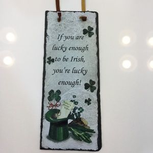 Slate Wall Hanging Irish